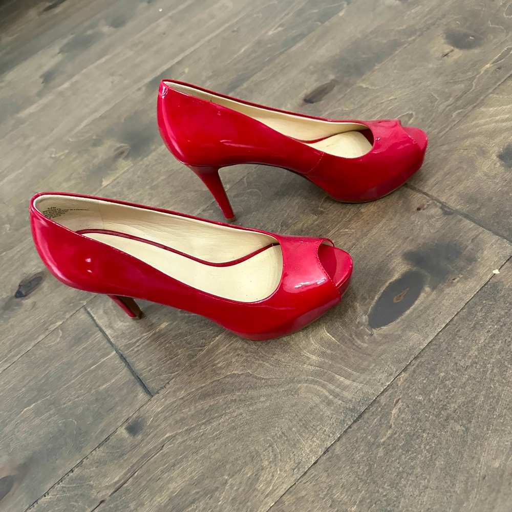 Nine West Red Pumps